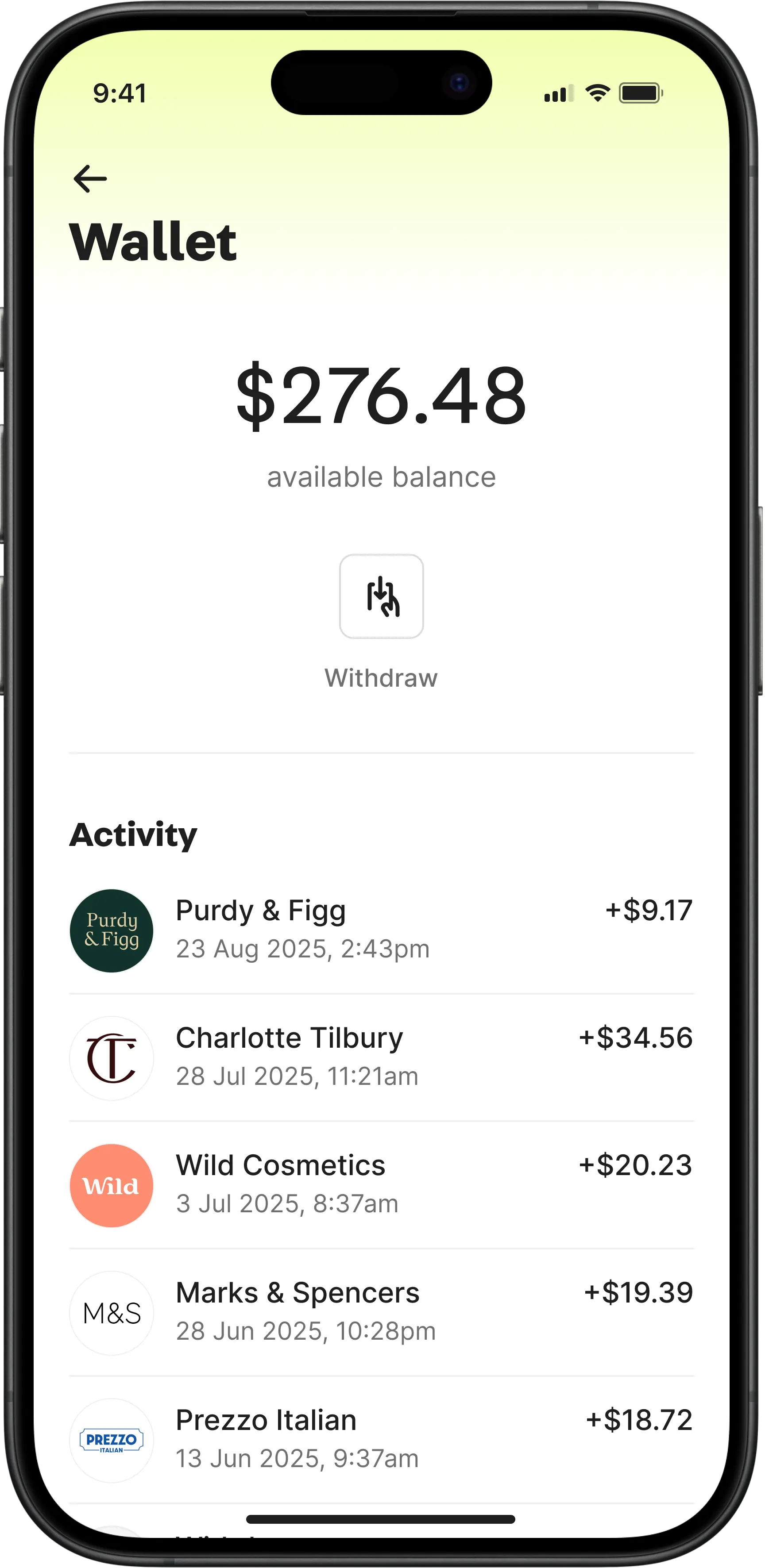 App wallet